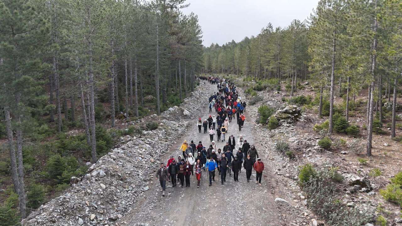 Konya’nın ünlü yaylası Muslu, kar altında 400 kişiye heyecan yaşattı 4